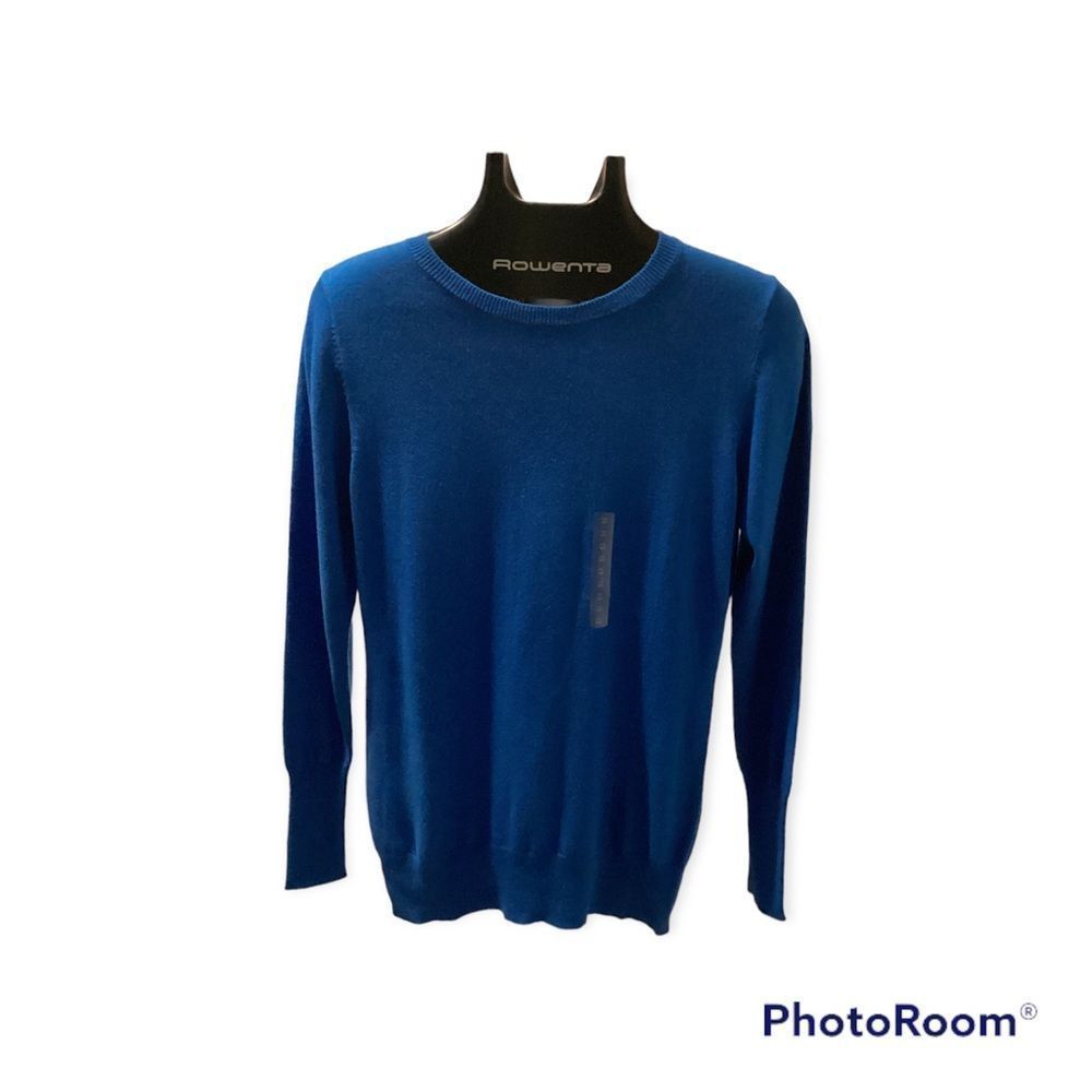 NWT Blue Worthington Crewneck Sweater SZ-M